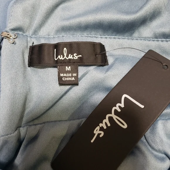 Lulu's Divine Muse Slate Blue Wide-Leg Jumpsuit - Picture 12 of 12